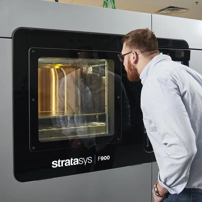 Stratasys F900 window