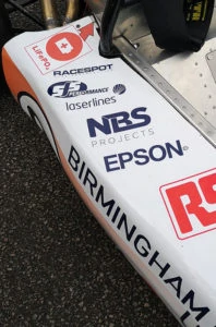 BCR Racing Car Sponsors